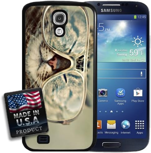 Funny Hipster Cat Sunglasses Galaxy S4 Hard Case