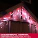 FL-1777-CON | LED ICICLE LIGHTS 5M RED & WHITE 192 LED BULBS & MEMORY CONTROLLER