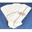 100 Silver Bow Paper Gift Bags Shopping Tote Sales Bag 4 x 11"