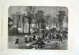 NIGHT ATTACK BY PRUSSIANS ON MAISON MILLAUD PARIS 1870