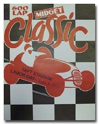 1951 Taft Stadium Midget Racing Poster Print