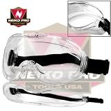 Wide Vision Extra Soft Lab Safety Goggle Anti-Fog, ANSI Z87.1 Approved