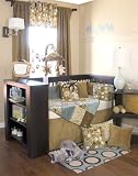 Metro 4 Piece Crib Bedding set by Glenna Jean