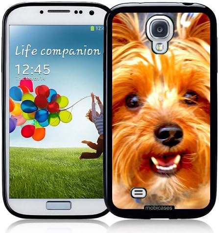 Yorkshire Terrier Yorkie Dog Closeup - Protective Designer BLACK Case - Fits Samsung Galaxy S4 i9500