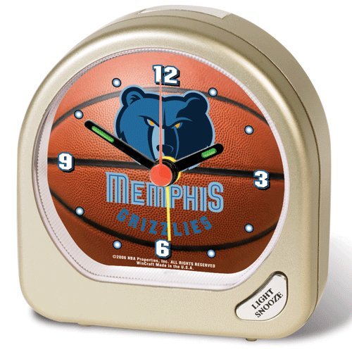 Memphis Grizzlies Travel Alarm Clock