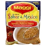 Maggi,ConElSaborAMexicoSoupMix,Tomato&ChickenFlavorNoodle,2.96-OuncePackets(Packof24)