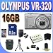 Olympus VR-320 14 MP Digital Camera with 12.5x Optical Zoom and 3