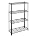Kitchen & Housewares : Whitmor 4-Tier Supreme Shelving - Black