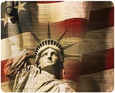 walk Estore Statue Of Liberty Rectangular Mouse Pad 9" X 7"