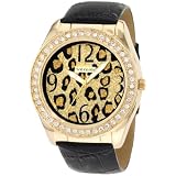 Vernier Womens VNR11035 Round Crystal Bezel Bracele