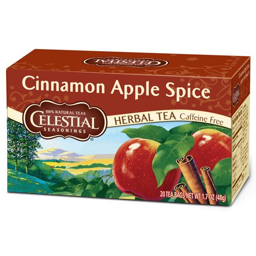 Celestial Seasonings Cinnamon Apple Spice Herbal Tea, 20 bags