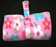 NEW ITEM!! Kids POLAR Fleece Blanket - PINK FLORAL