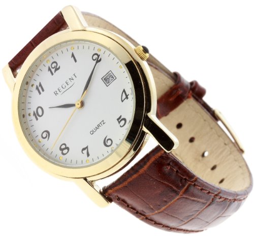 REGENT Klassische Herrenuhr mit