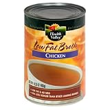 Health Valley Low Fat Broth Chicken No Salt Added, 14.25 Ounce Cans (Pack of 12)