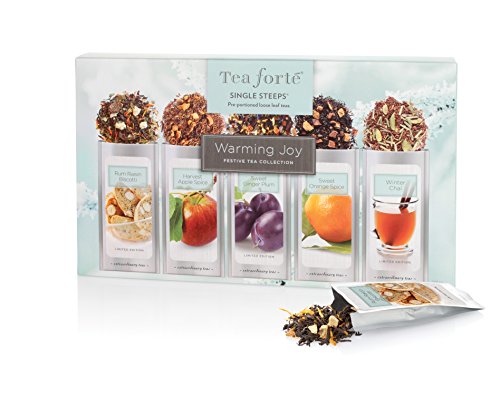 Tea Forte Warming Joy Single Steeps Sampler