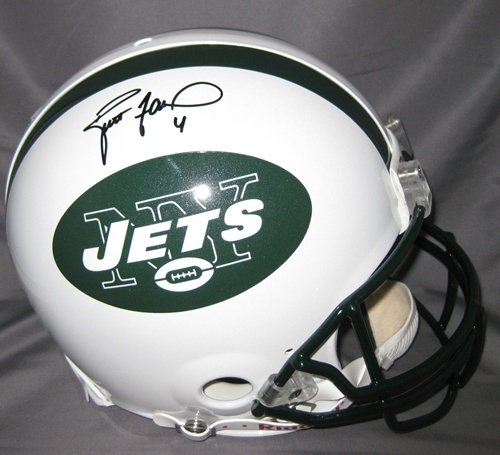 Brett Favre Autographed/Hand Signed New York Jets Proline Helmet