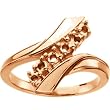 14K Rose Gold Mother's Ring - 6 Gemstone -- YOU CHOOSE THE COLORS!