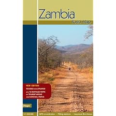 Zambia Road Map: GPS-taugliche Strassenkarte im Ma�stab 1 : 1 500 000