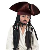 Jack Sparrow Hat w/ Beaded Braids Child