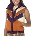 Anna Sui for Target&reg; Polyester Ottoman Sleeveless Vest - Orange/Brown/Cream