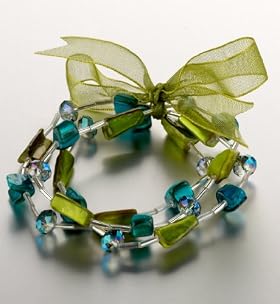 Multi-Strand Beaded Stretch Bracelet
