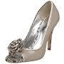 Bourne Women's Carolina Peep Toe Pump,Natural,35 EU (US Women's 4 M)
