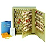STEELMASTER Dupli-Key Two-Tag Cabinet for 180 Keys, 16.5 x 20.5 x 5 Inches, Sand (201818003)
