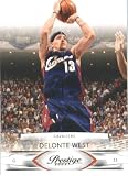 2009 /10 Panini Prestige Basketball Card # 19 Delonte West Cleveland Cavaliers Mint Condition- Shipped In Protective Screwdown Display Case!