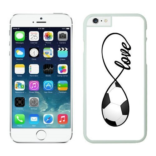 Iphone 6 Case, Soccer Love Soccer Infinity Love Iphone 6 (4.7-inch) Cases White Cover
