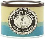 Taza Chocolate Chocolate Covered Almonds, 8 Ounce