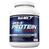 Sci-MX Nutrition GRS-5 Protein System 2280 g Strawberry Muscle Size and Definition Shake Powder
