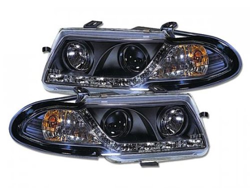 FK Automotive FKFSOP010077 Daylight Scheinwerfer passend f&uuml;r Opel Astra F Bj. 95-97 schwar Preisvergleich