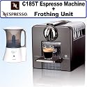 Nespresso C185T Le Cube Automatic Espresso Machine, Titan Gray
