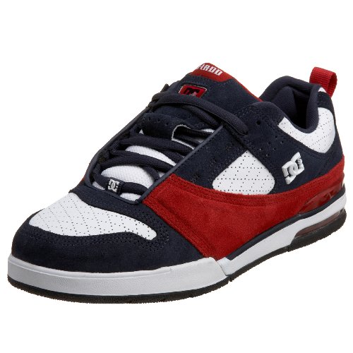 DC Men's PJ S Sneaker,White/DC Navy/T.Red,6 M