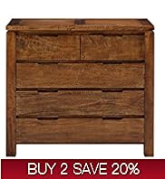 York 3+2 Drawer Chest