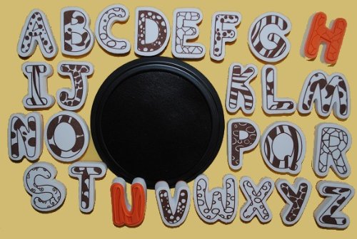 27 tlg. Set Stempel Buchstaben