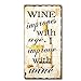 Adeco Decorative Wood Wall Hanging Sign Plaque 