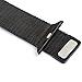 Apple Watch Band,Teslasz? 38mm Mesh Replacement Strap Stainless Steel Milanese Loop Strap Magnetic Buckle Wrist Band for Apple iWatch All Models,Black