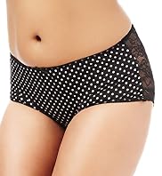Lace Back Spotted Midi Knickers