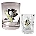 Pittsburgh Penguins NHL Rocks Glass & Square Shot Glass Set - Primary Logo