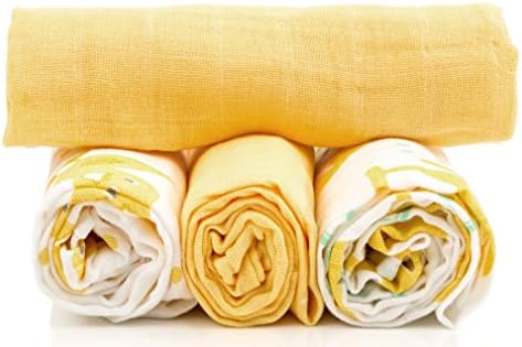 Blissful Baby Large Burp Cloths, Pack of 4