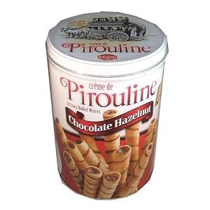 Pirouline Rolled Wafers Chocolate Hazelnut - 32 Ounces
