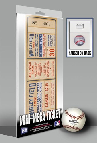 1962b MLB All-Star Game Mini-Mega Ticket - Chicago Cubs