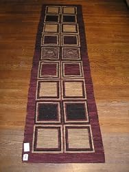 Handmade Pakistani Soumak Kilim Rug 2'9"x10'6"