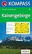 Kaisergebirge: Wander-, Rad- und Skitourenkarte. Mit Panorama. GPS-genau. 1:50.000