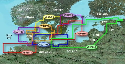 Garmin Bluechart G2 - HEU458S - Goteborg To Fyn - Data Card