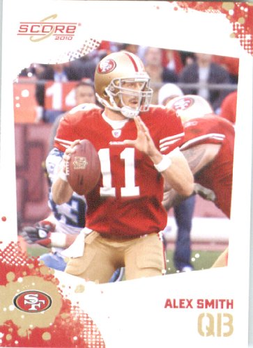 Alex Smith - San Francisco 49ers - 2010 Score Football Card - NFL Trading Card in Screwdown Case