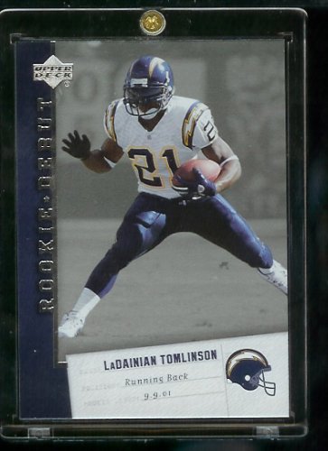 2006 Upper Deck Rookie Debut LaDainian Tomlinson San Diego Chargers Football Card #79 - Mint Condition-Shipped In Protective ScrewDown Display Case!!