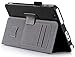 VSTN ® Acer Iconia One 8 B1-810 Multi-Angle Stand Slim-Book PU Leather Cover Case with Hand Strap&Card Holder, Only fit Acer Iconia One 8 B1-810 tablet (Black)