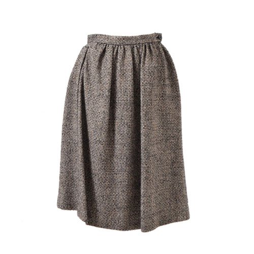 (ヌーイ)nooy ヘリンボーンツイードハーフギャザースカート nsk06aw16